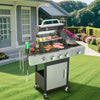 SizzleMaster Triple Burner BBQ Grill