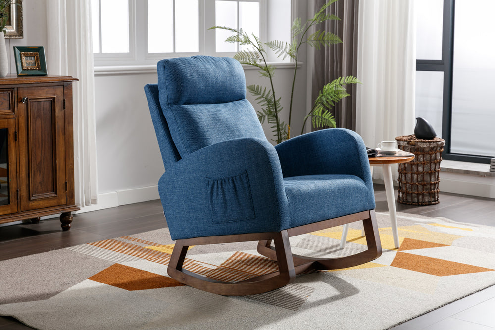 Cozy Glider Rocking Chair - Modern Comfort for Every Room