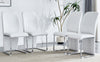 Chic White Dining Chair Set