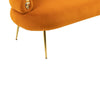 Chic Mini Loveseat in Orange
