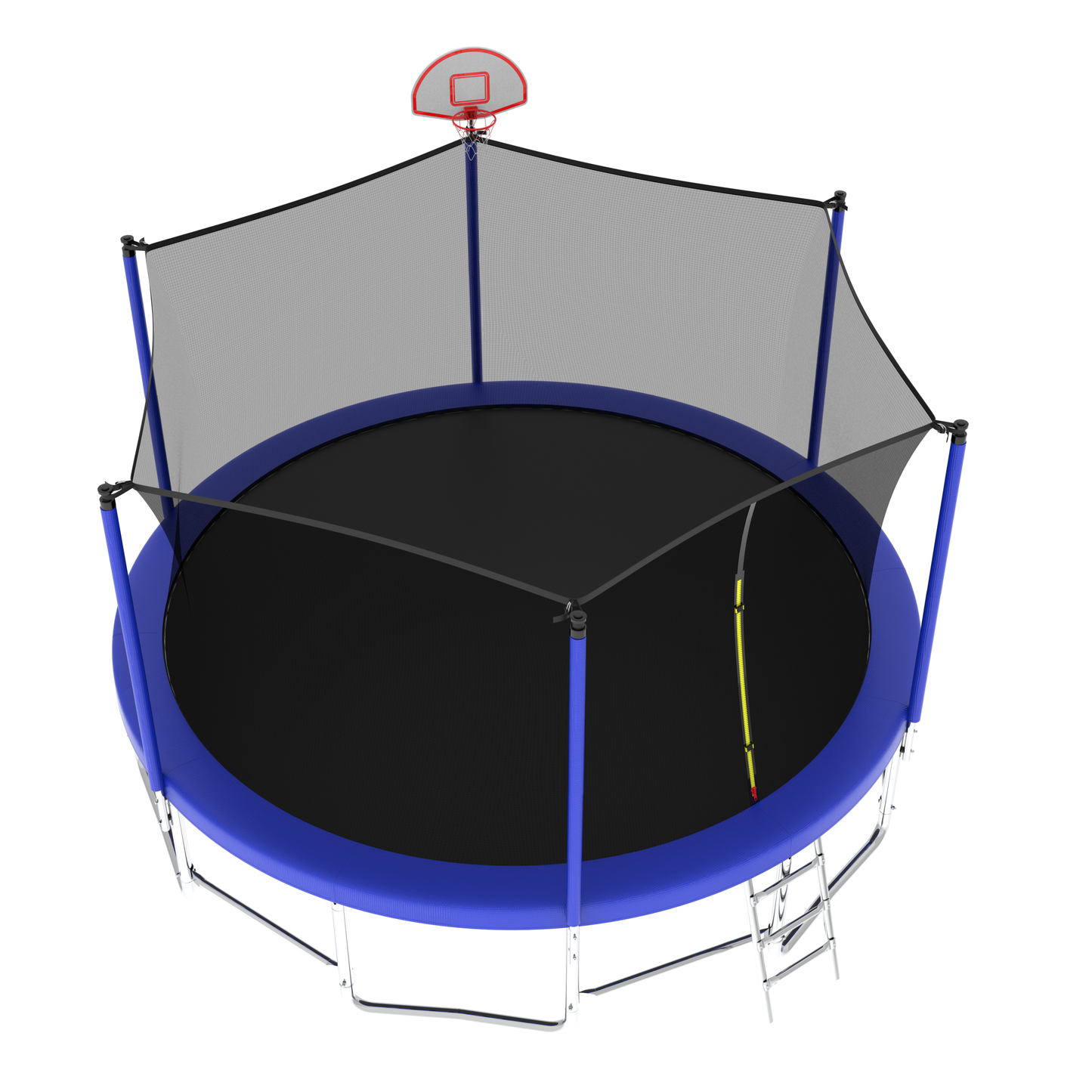 Jump & Score Trampoline with Balance Bar & Hoop