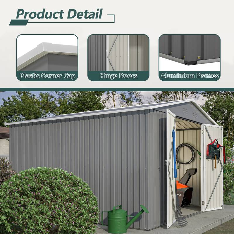 Cozy Outdoor Storage Shed - Spacious and Secure for Your Garden!