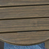 Cozy Gray Acacia Side Table