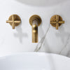 Sleek Wall-Mount Bathroom Faucet