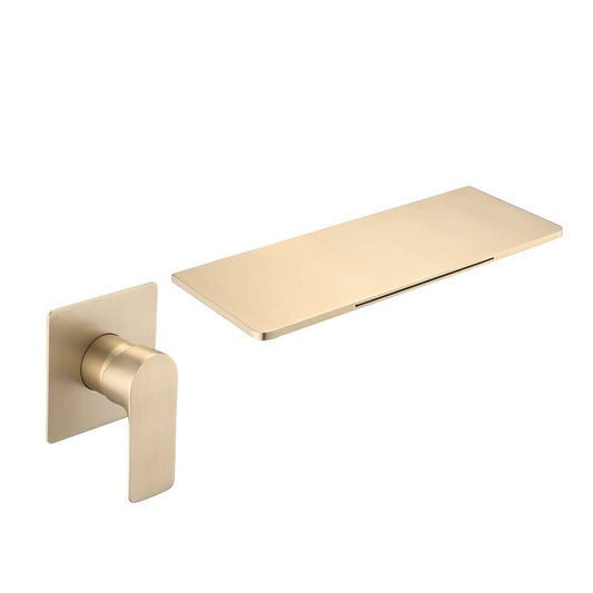 Sleek Waterfall Wall Faucet for Bathrooms