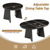 Vintage Vibes Dining Set: Extendable Table & Cozy Upholstered Chairs