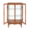 Elegant Lighted Curio Cabinet with Adjustable Shelves