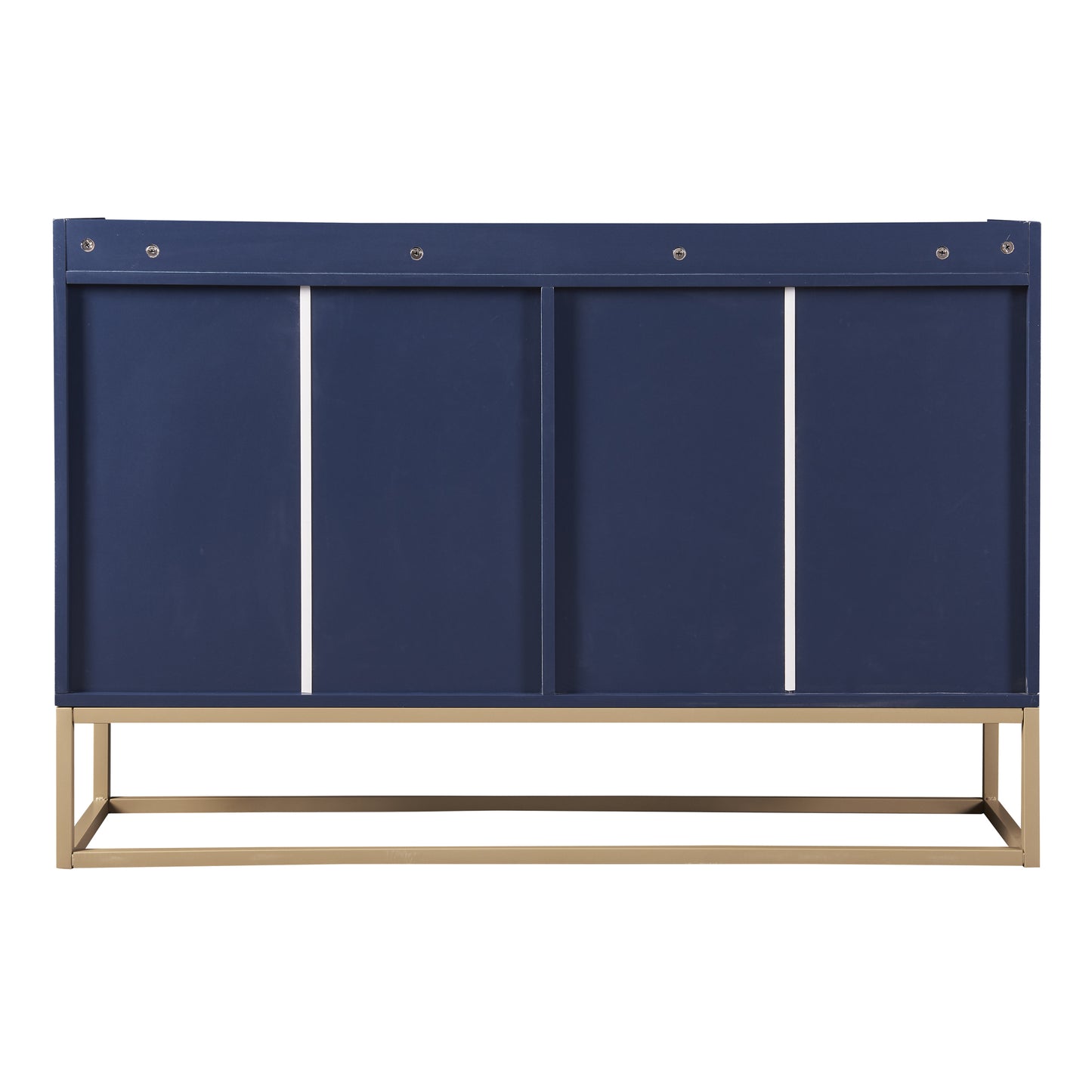 Navy Chic Storage Buffet: Elegant Organization for Your Home