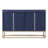 Navy Chic Storage Buffet: Elegant Organization for Your Home