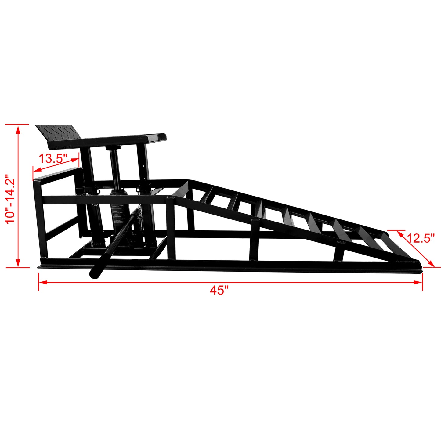 Heavy-Duty Hydraulic Car Ramps – 2-Pack Lift Set