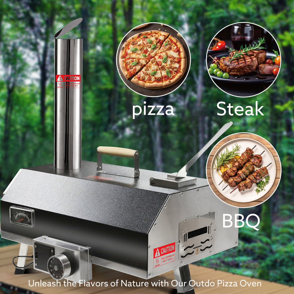 Ultimate Outdoor Pizza Oven - Portable Wood-Fired Bliss for Backyard Cooking