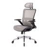 Comfy Grey Mesh Office Chair with Adjustable Features