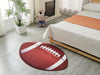 Soft Football Area Rug - Machine Washable & Stylish!