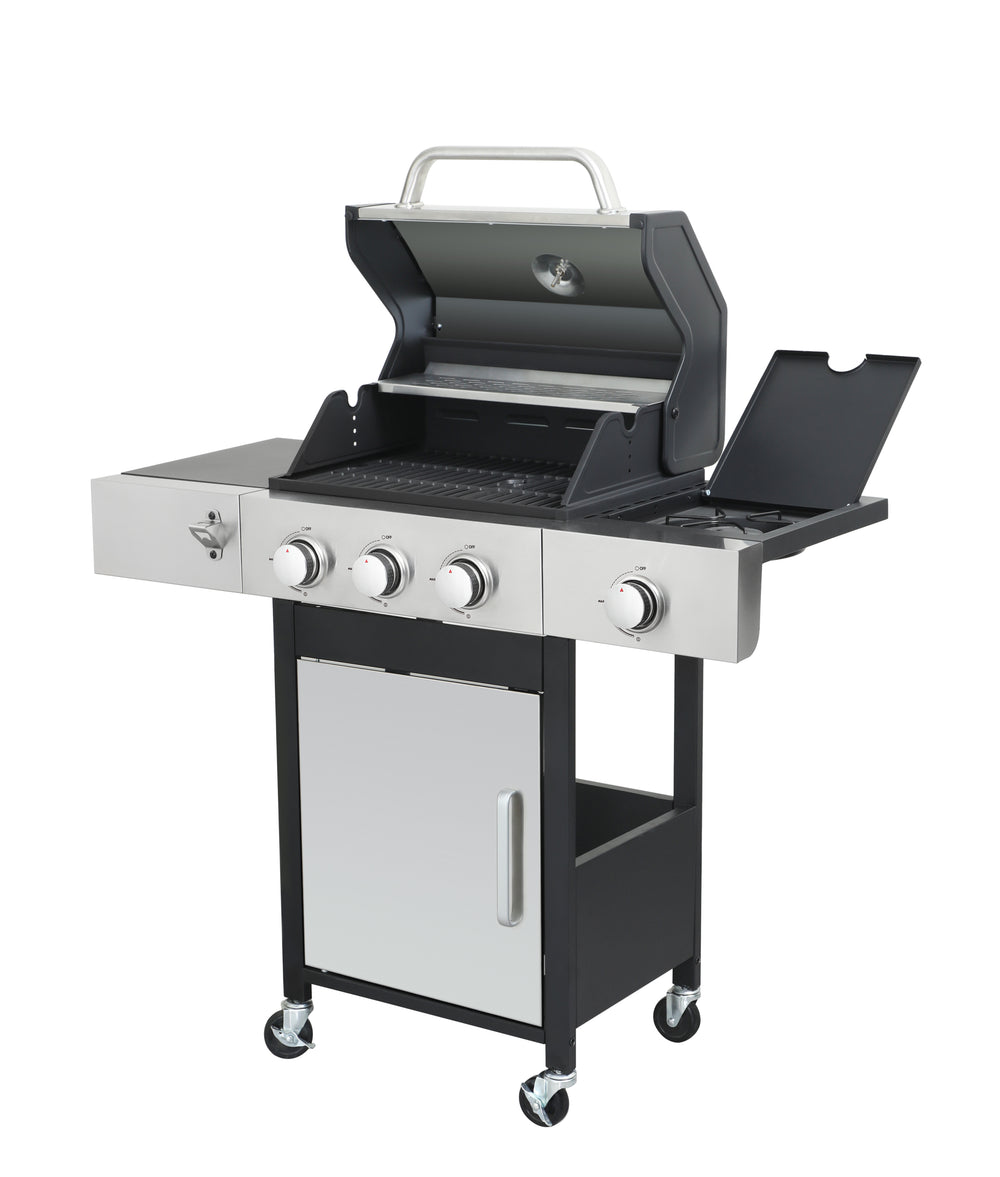 SizzleMaster Triple Burner BBQ Grill