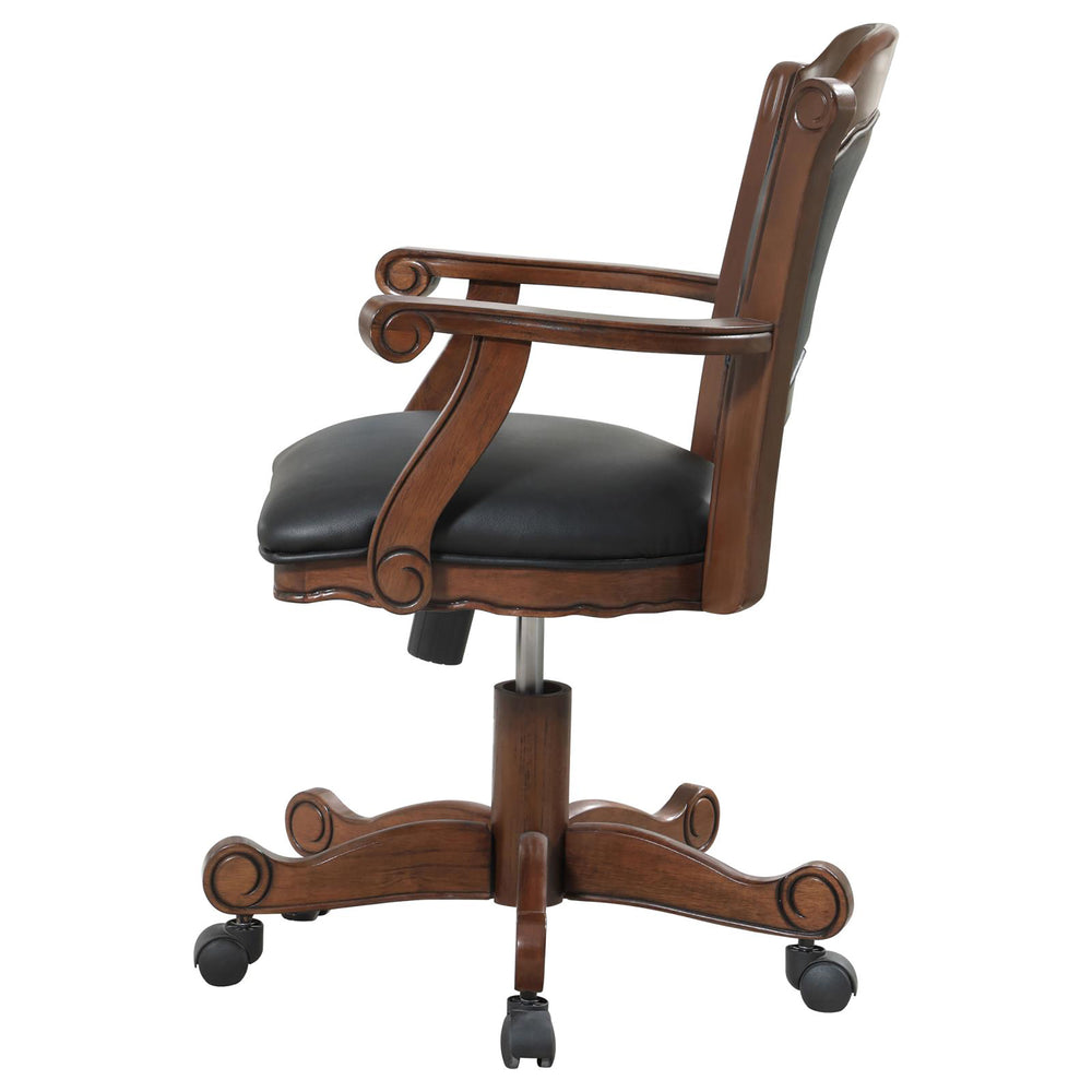 Tobacco Chic Game Chair with Wheels