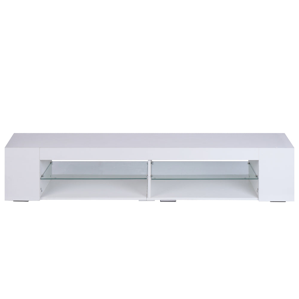 Sleek LED TV Stand with Stylish Storage