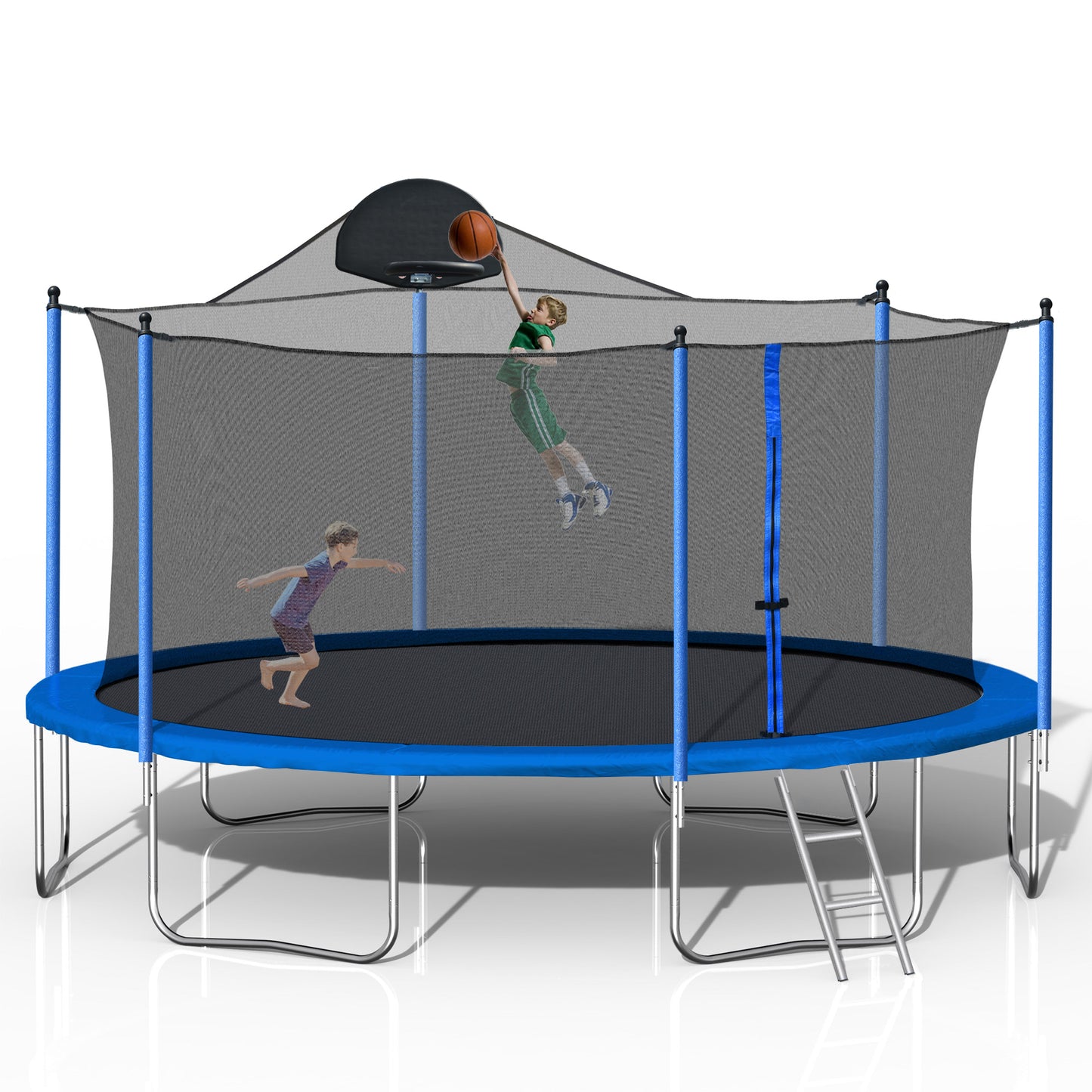 Bounce & Shoot Trampoline Fun for Everyone!