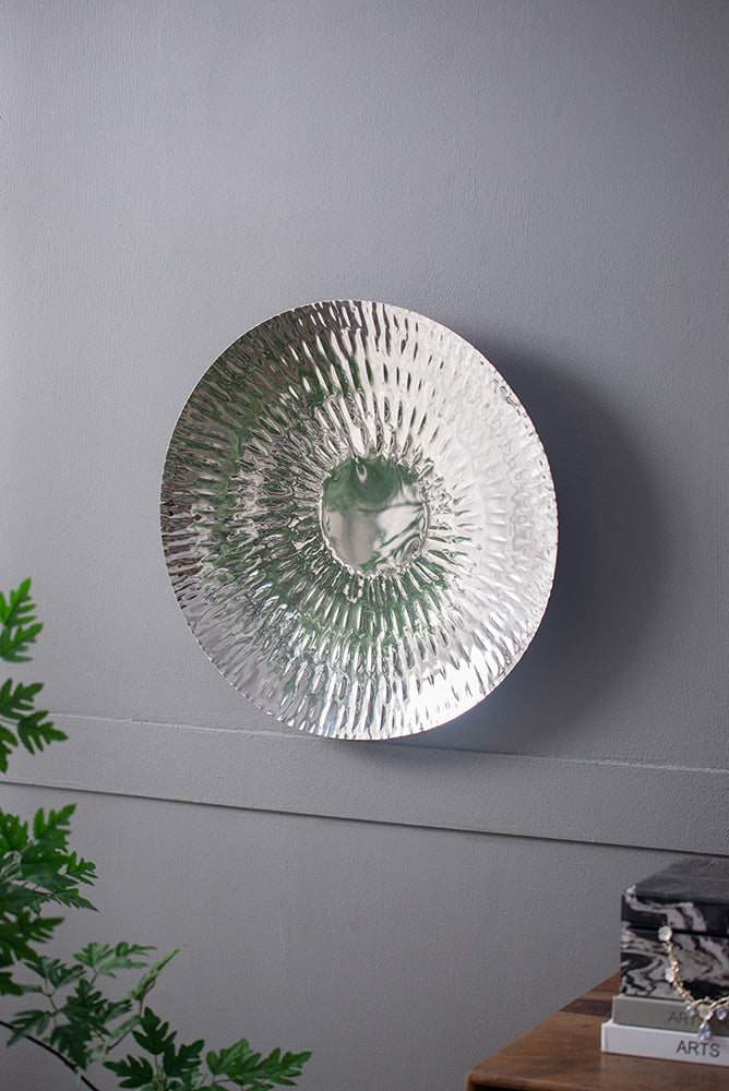 Chic Silver Wall Discs - Set of 3