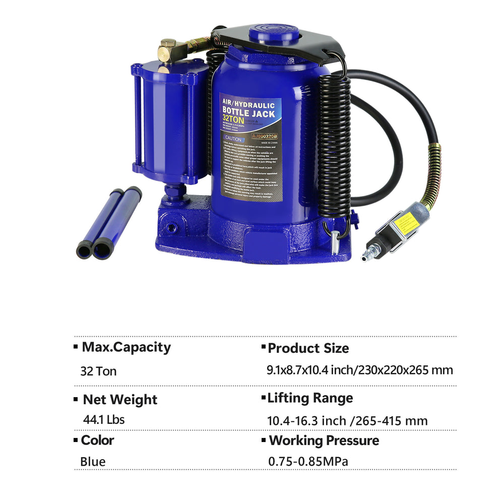 Heavy-Duty Hydraulic Bottle Jack for Trucks and RVs