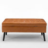 Stylish Leather Storage Bench