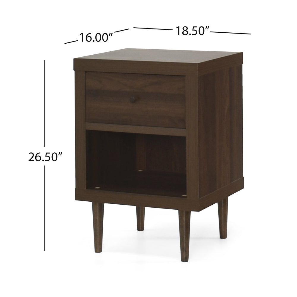 Stylish One-Drawer Nightstand