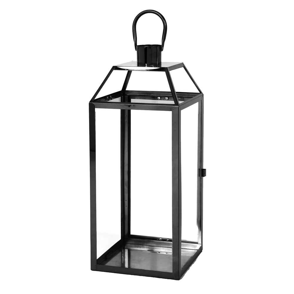 Shimmering Stainless Steel Lantern