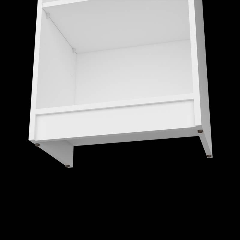 Vinton XS White Compact Bookshelf