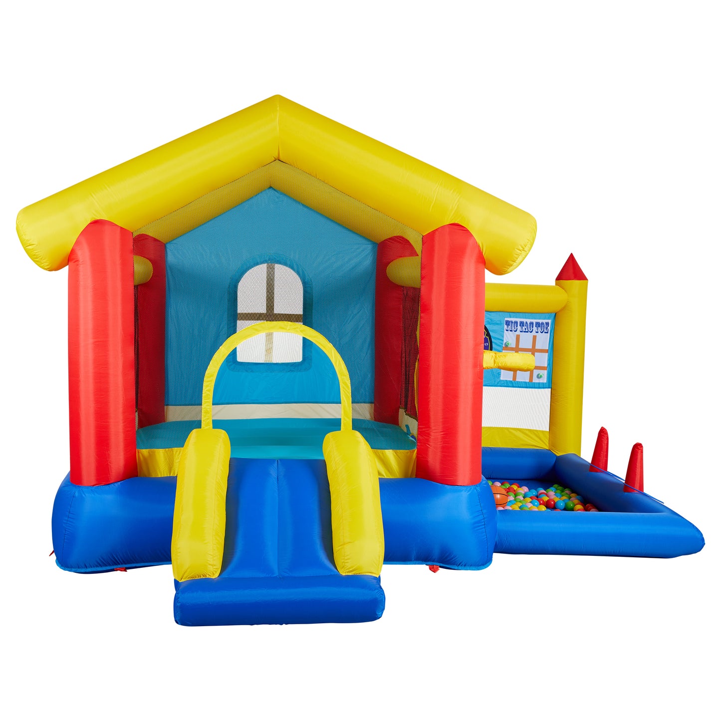 Ultimate Fun Zone Inflatable Bounce House with Games!