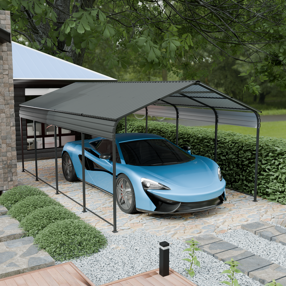 Sturdy Shield Carport Canopy - Heavy Duty Protection for Your Vehicle