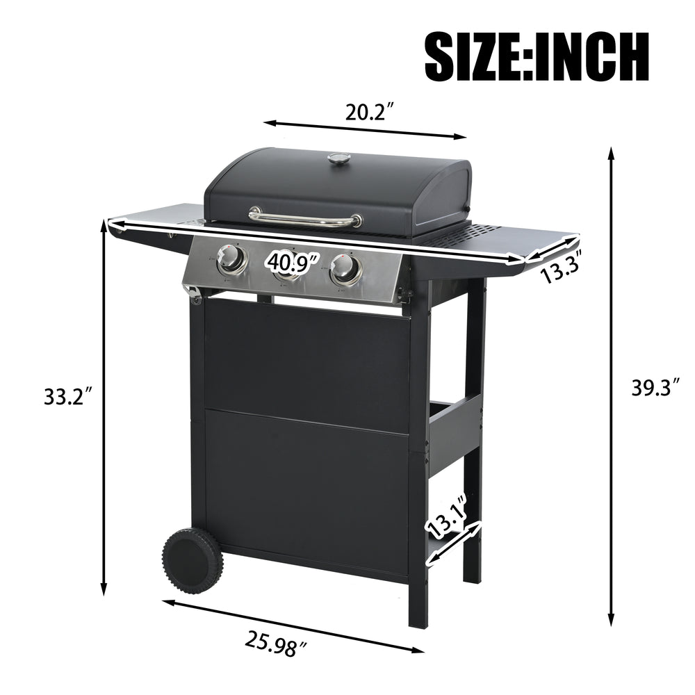 Ultimate Patio Propane Grill with Shelves & Wheels