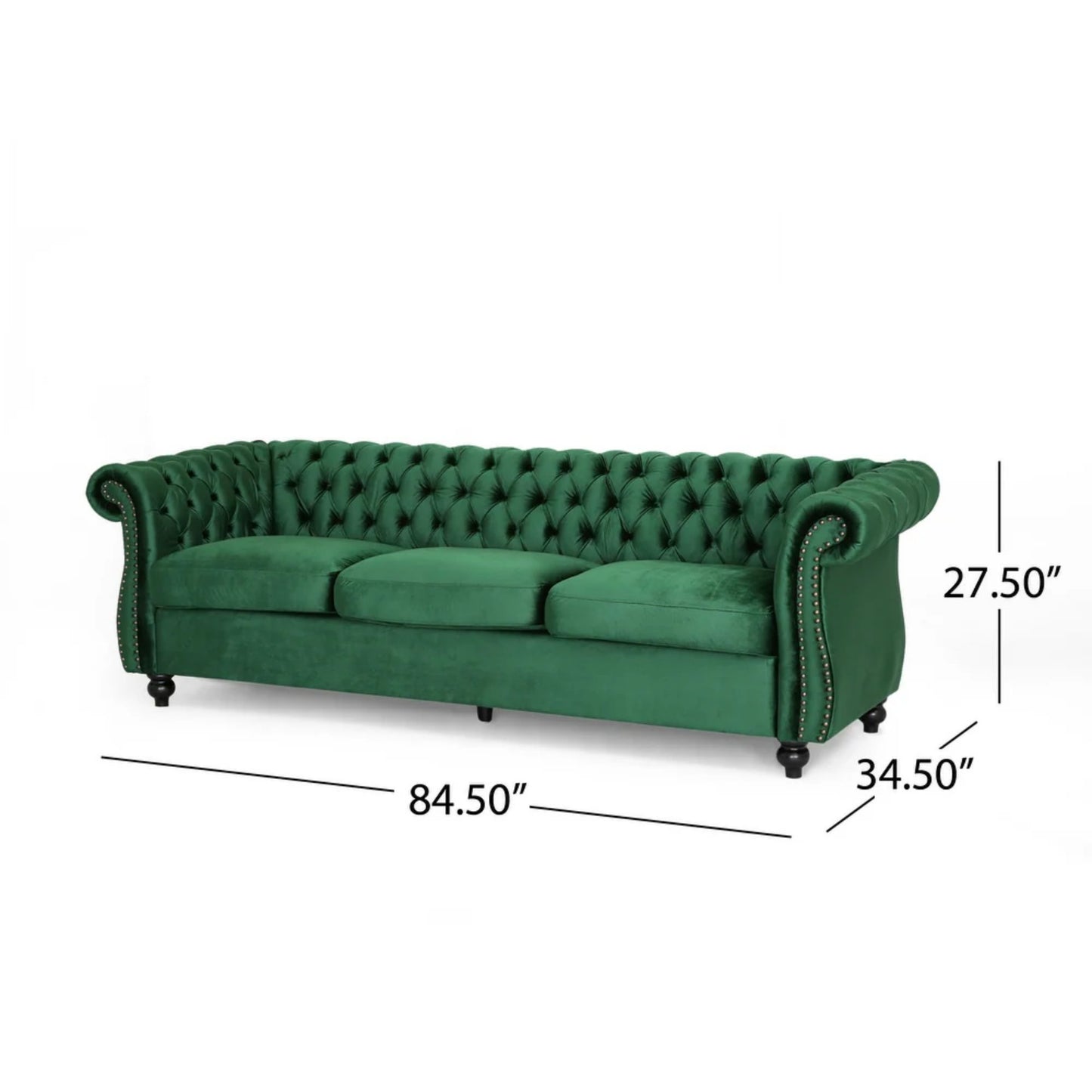 Velvet Elegance Sofa