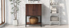 Chic Walnut Bathroom Vanity with Soft-Close Doors