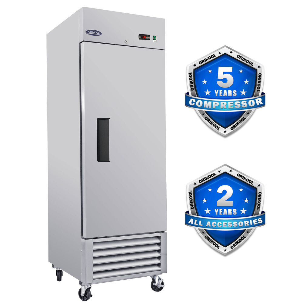 ChillMax Commercial Upright Fridge - Spacious Stainless Steel Cooler