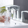 Chic Chrome Pull-Out Faucet for Your Bathroom