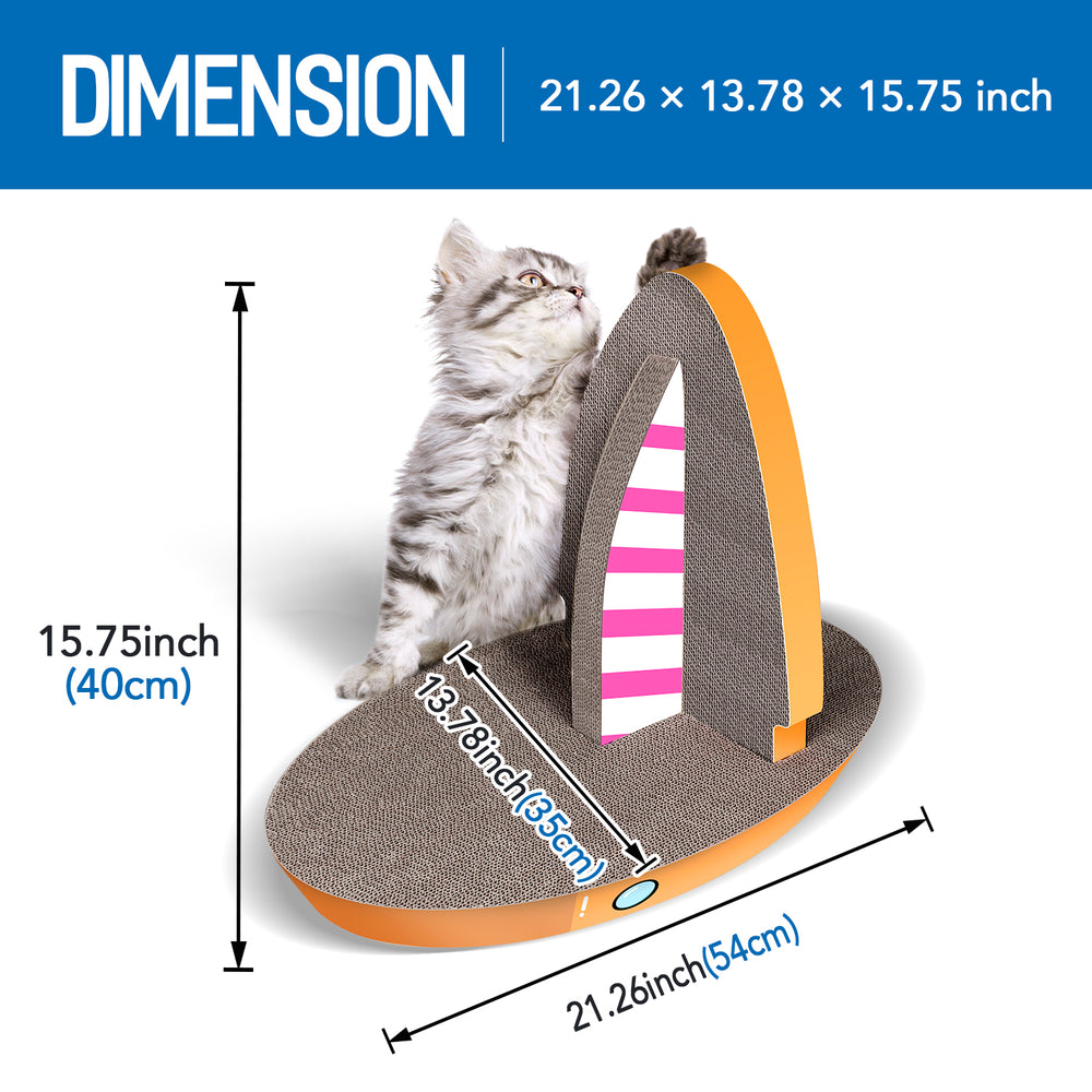 Sailboat Scratcher for Cats