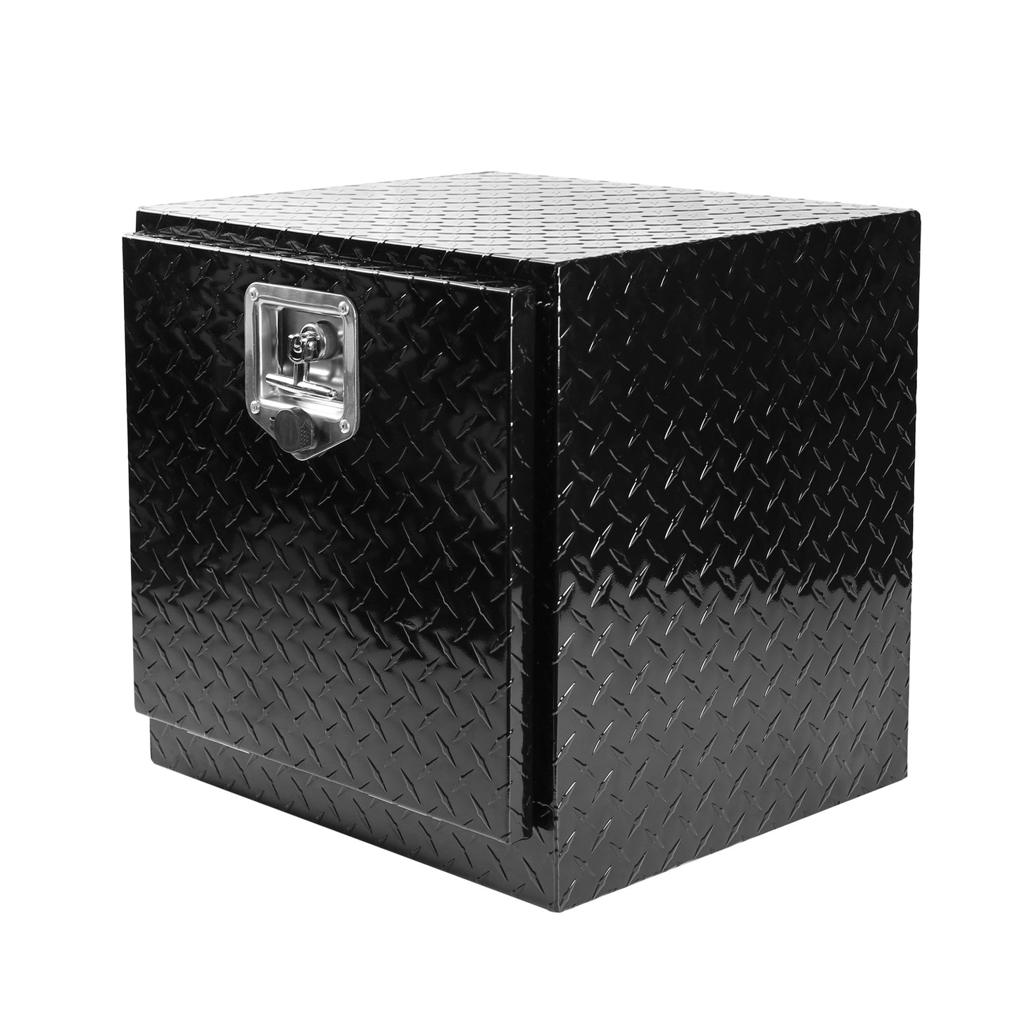 Diamond Plate Truck Tool Box - Durable Waterproof Storage Chest with Lock