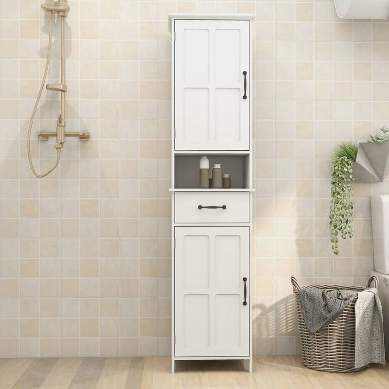 Chic Double Door Slim Cabinet