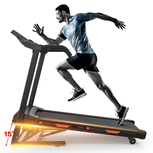 Smart Foldable Treadmill with Bluetooth and Incline