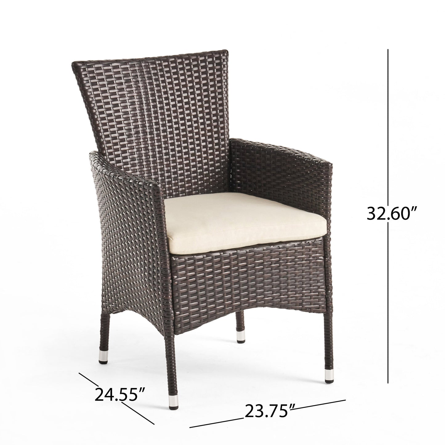 Clementine Wicker Dining Chair Duo