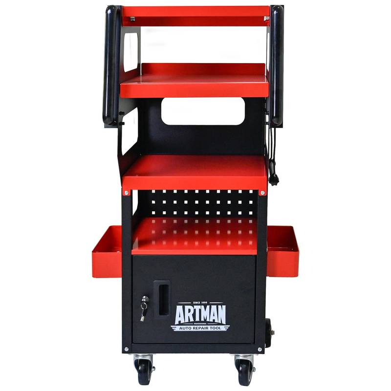 Smart Diagnostic Trolley - Black & Red