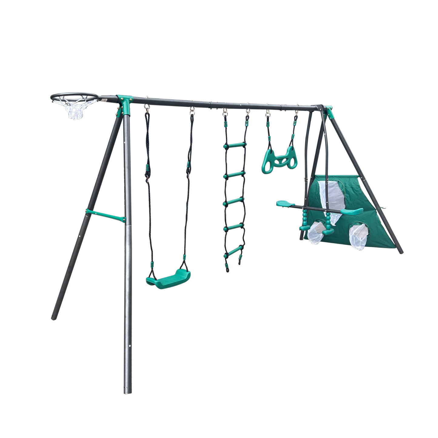 Adventure Swing Set: Safe Dual Seats for Endless Fun!