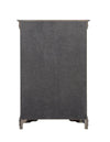 Elegant Dark Gray Louis Philippe Chest