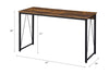 Rustic Oak & Black Writing Desk