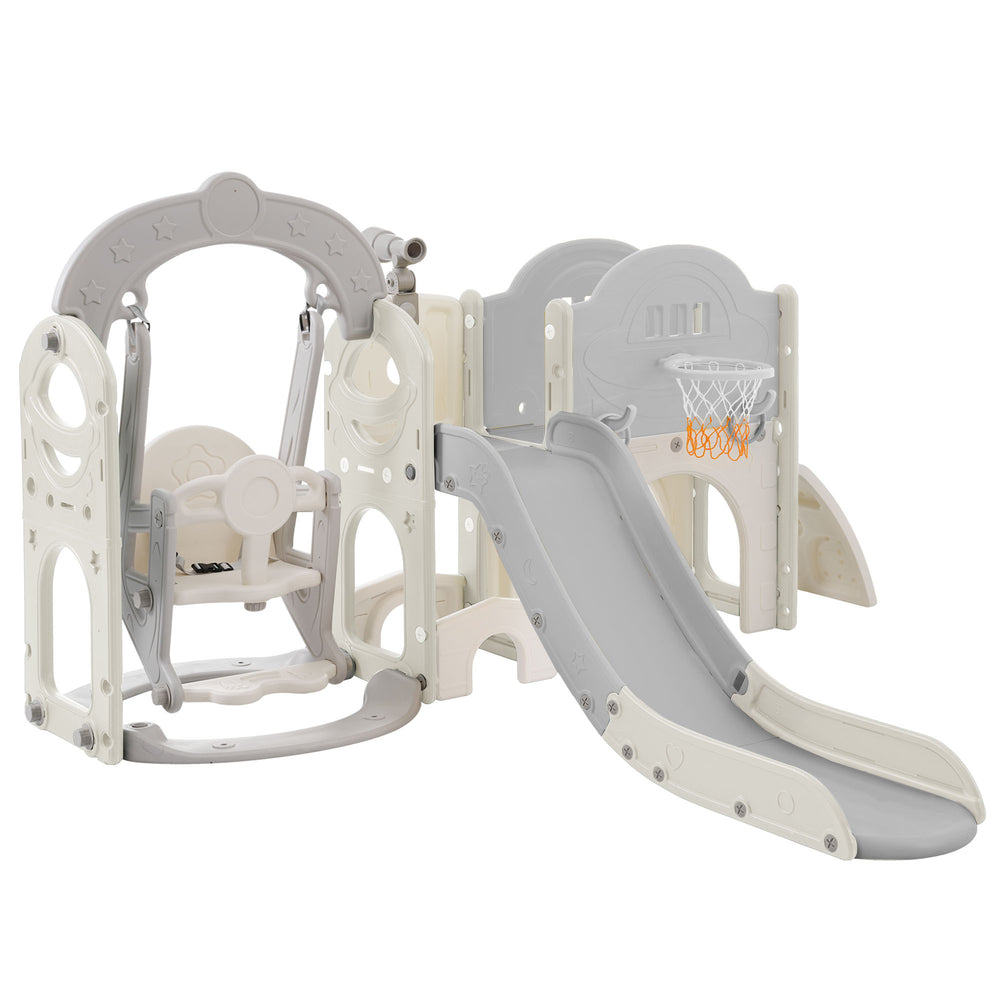 Ultimate Kids Playset: Slide, Swing, and Climb Fun!