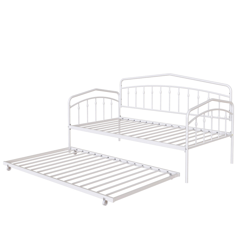 Fox Twin Daybed with Trundle - White Bliss