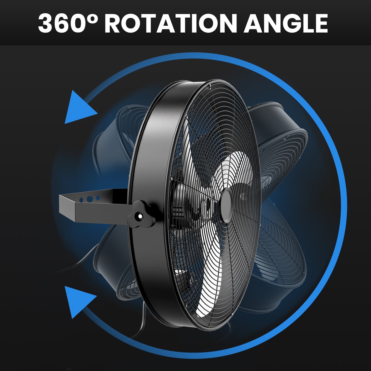 Turbo Breeze Wall-Mount Fan