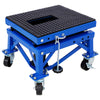 Blue Hydraulic Motorcycle Scissor Lift Jack