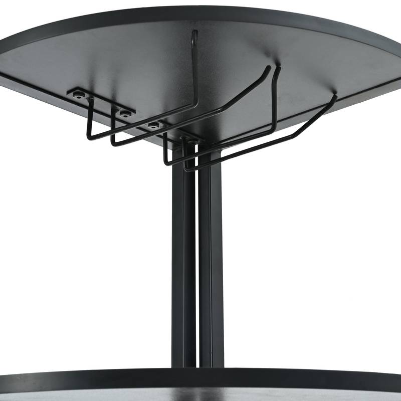 Illuminate Corner Shelf with USB & Glass Holder