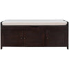Stylish Storage Bench with Cushioned Seat