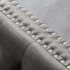 Glam Velvet Sofa with Jeweled Accents